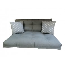 Palet Minderi 120X80 Cm Füme Ve 2 Adet Kırlent-Fitsdekor Palet Minderi 120X80 Cm Füme Ve 2 Adet Kırlent-Fitsdekor